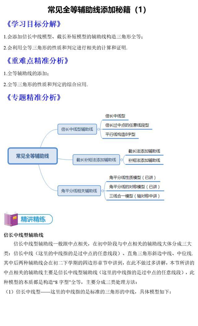 浓缩2022年中考数学101个核心经典重难点精髓以及解题技巧全揭秘