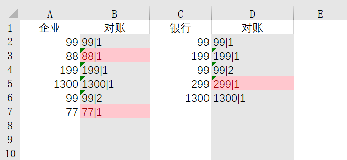 这也许是Excel对账的最快速度，仅需1秒搞定！