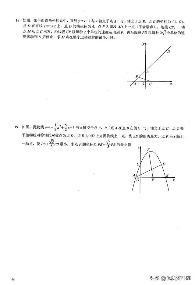 步步登高中考数学热点——几何最值问题