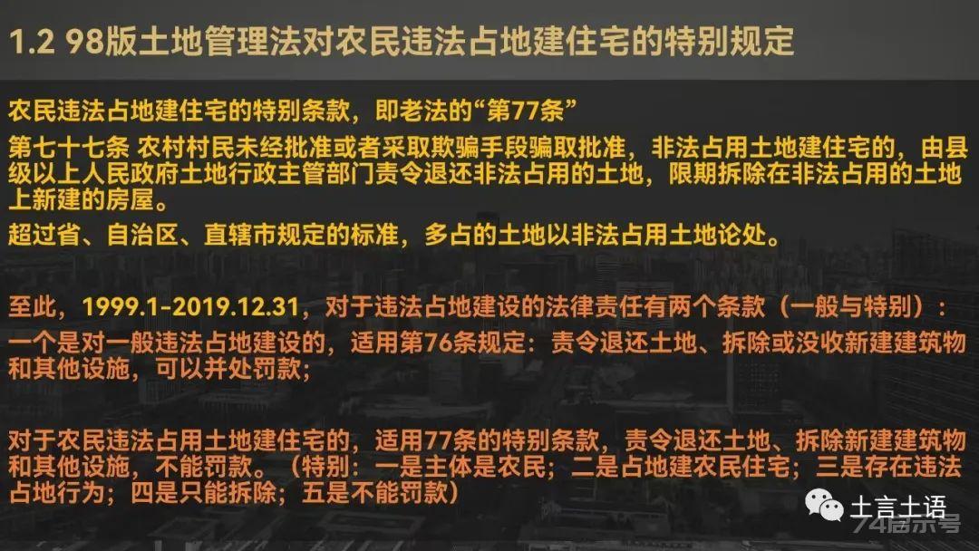 新土地管理法第77、78条的区别与适用（PPT、视频）