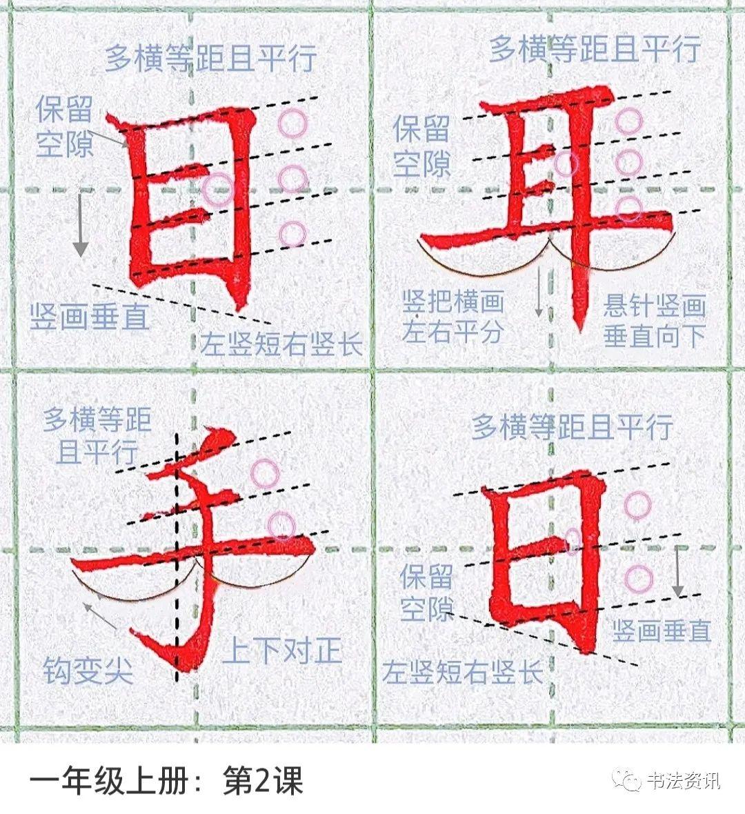 一年级上册生字练习超详解析（建议收藏！）