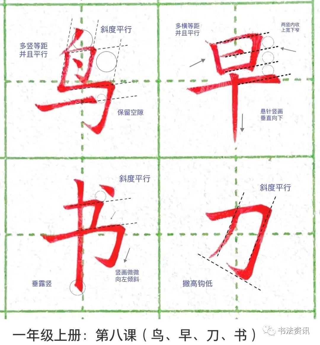 一年级上册生字练习超详解析（建议收藏！）