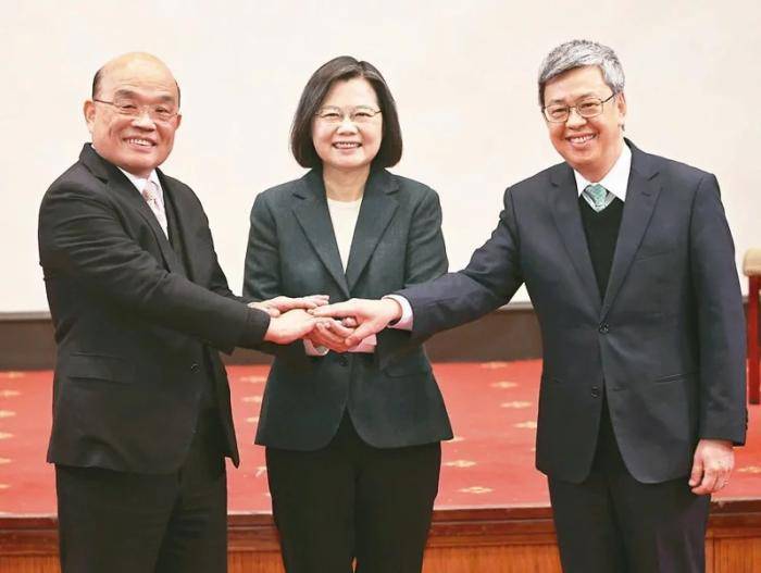 苏贞昌正式率“内阁”总辞 新旧“内阁”31日交接