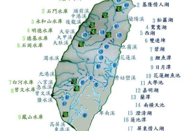 台湾岛有哪些附属岛屿？