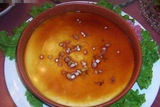 瑶柱蒸水蛋和三色蒸水蛋的制作方法