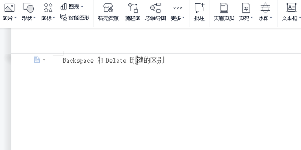 Backspace 和Delete 删除键的区别