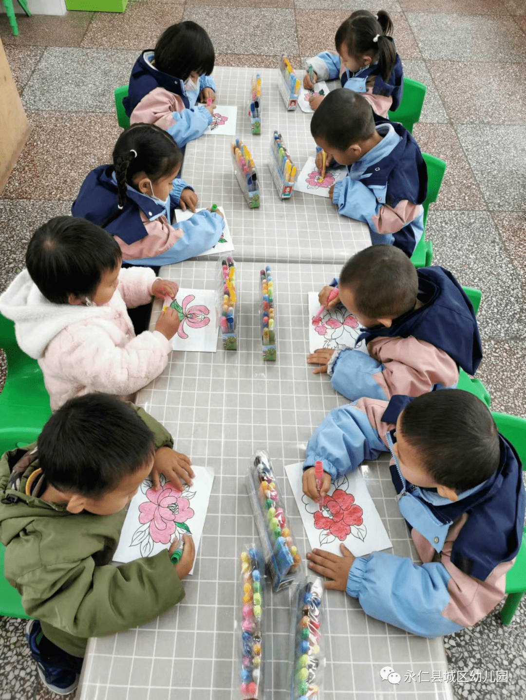 情暖冬至 欢度彝族年——楚雄永仁县城区幼儿园开展迎冬至欢度彝族年活动