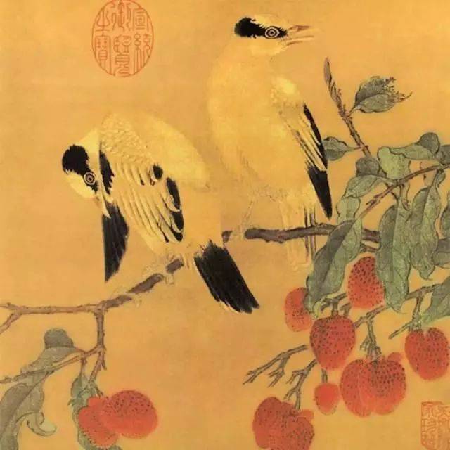 古画里的水果，看到真解暑
