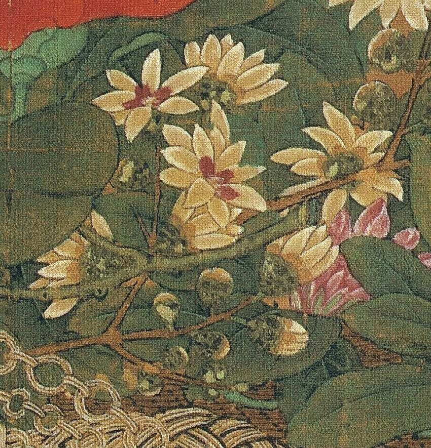 南宋花鸟画---《花篮》