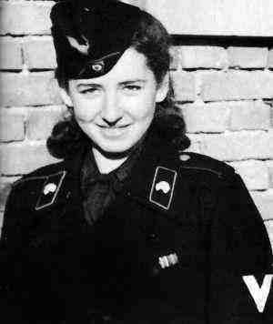 第一美艳德国納粹女魔头, 在法庭上被判死刑时竟提出一个无耻的请求