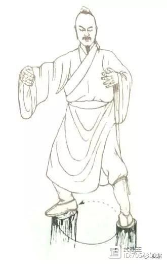 九宫绝杀十八腿之“踏罡步斗九宫桩”