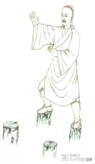 九宫绝杀十八腿之“踏罡步斗九宫桩”