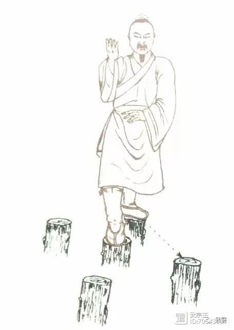九宫绝杀十八腿之“踏罡步斗九宫桩”