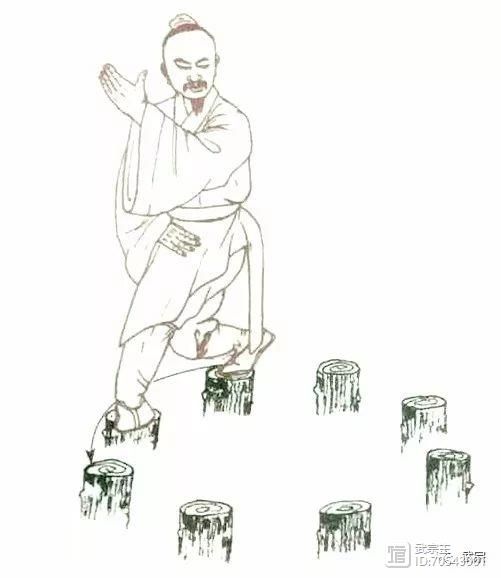 九宫绝杀十八腿之“踏罡步斗九宫桩”