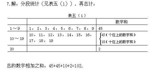 小学二年级上册奥数知识点专家讲座第5课-3《自然数列趣题》练习及...