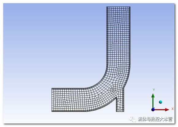 流体| ANSYS meshing 网格划分之 - 上手2 - 2D冷热水管网格划...