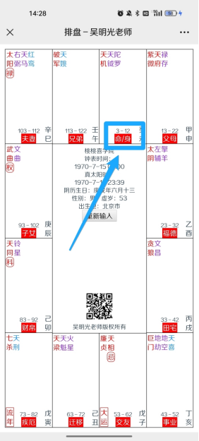 紫微、天府、武曲、天相