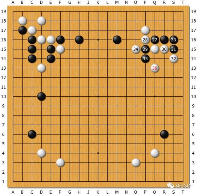 棋闻详情AI定式及后续下法第6型：小目低挂二间高夹飞压冲断