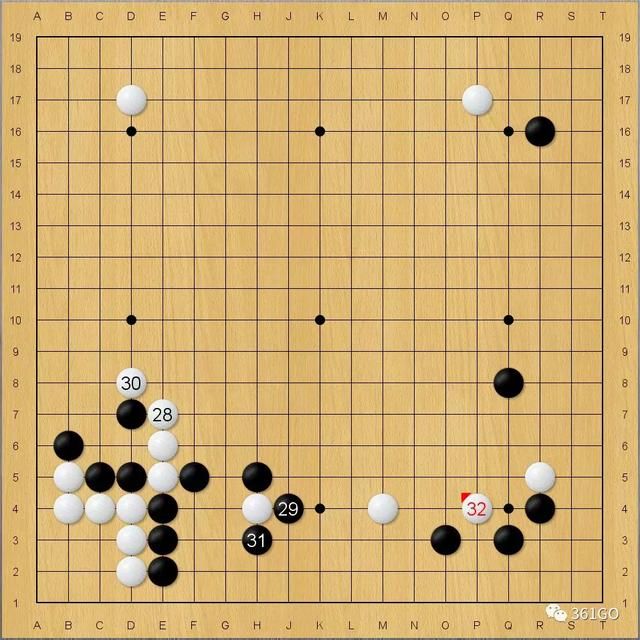 棋闻详情AI定式及后续下法第6型：小目低挂二间高夹飞压冲断