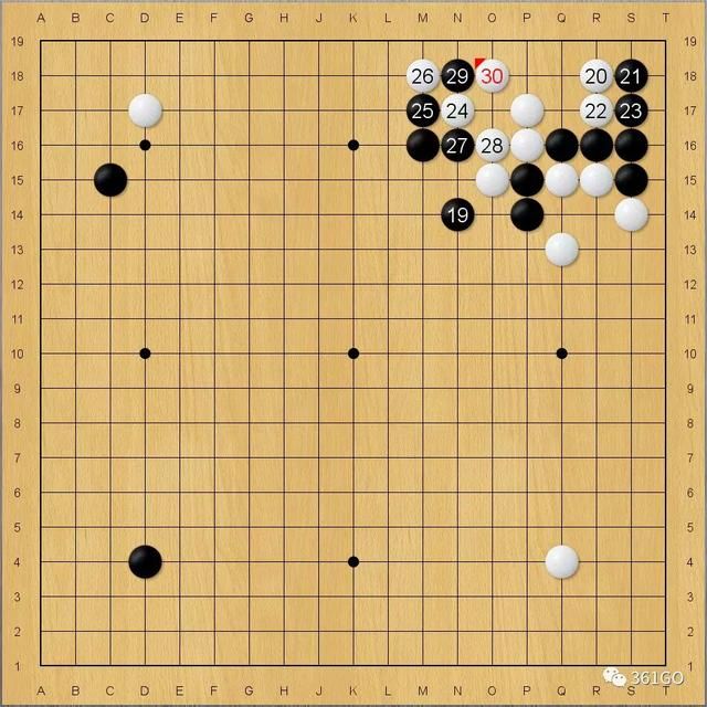 棋闻详情AI定式及后续下法第6型：小目低挂二间高夹飞压冲断