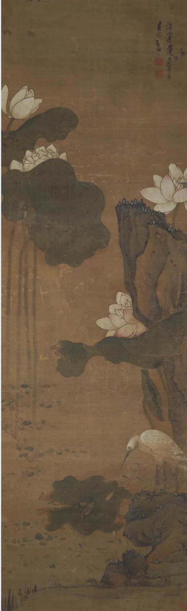 陈洪绶：花鸟四屏