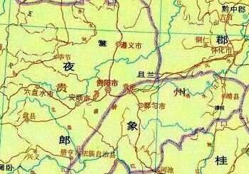 贵州省千年历史地图变迁