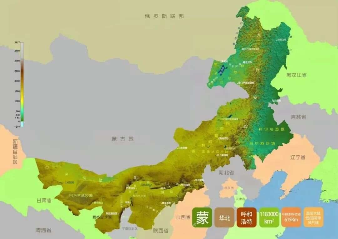 图文解读中国和34个省市自治区地形（高清3D地形图可收藏）