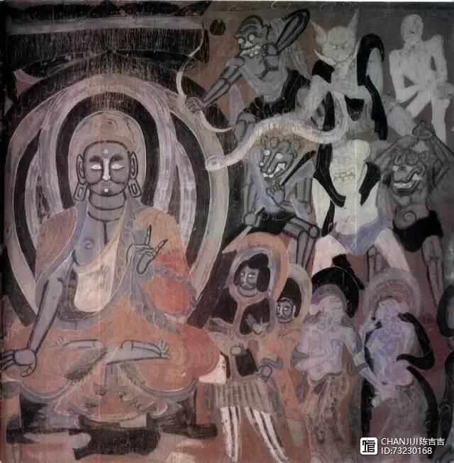 莫高窟254窟降魔变_莫高窟降魔变_